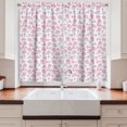 thumbnail image 2 of Ambesonne Rose Kitchen Curtains, Tender Spring Flourish, 55"x39", Dried Rose Seafoam, 2 of 3