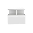 thumbnail image 3 of Tuhome Adele Floating Nightstand with One Drawer and Two Lower Shelves, Wall-Mounted shelf, 3 of 7