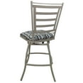 thumbnail image 2 of Outdoor Patio Armless 30" Bar Stool Jenna - Gray/Beige Fabric - Beige Frame, 2 of 2