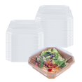 thumbnail image 4 of Restaurantware-LIDS ONLY: Sustain 7.87 x 7.87 x 1.3 Inch Dome Lids, 100 Disposable PLA Plastic Dome Lids - Containers Sold Separately, Sustainable, Clear Plastic Container Lids, For Takeaways, 4 of 4