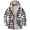 Grey, variant on Women's Full Zip Fleece Flannel Jacket Plaid Sherpa Lined Jacket (Black,XXL)