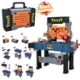 thumbnail image 4 of JBeeCtrl Kids Tool Bench Set with Electric Drill and Realistic Tool Pretend Play Toys for Toddlers 3-5 Construction Toys for Kids Workbench Toddler Tool Set for kids Christmas Birthday Gifts, 4 of 6