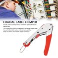 thumbnail image 4 of Coaxial Cable Crimper, Easy To Use High Precise Portable Tool Steel Wire Stripper Sturdy  for Repair, 4 of 8