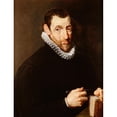 thumbnail image 3 of Peter Paul Rubens 15x18 Black Modern Framed Museum Art Print Titled - Portrait of Christoffel Plantin (Between 1612 and 1616), 3 of 5