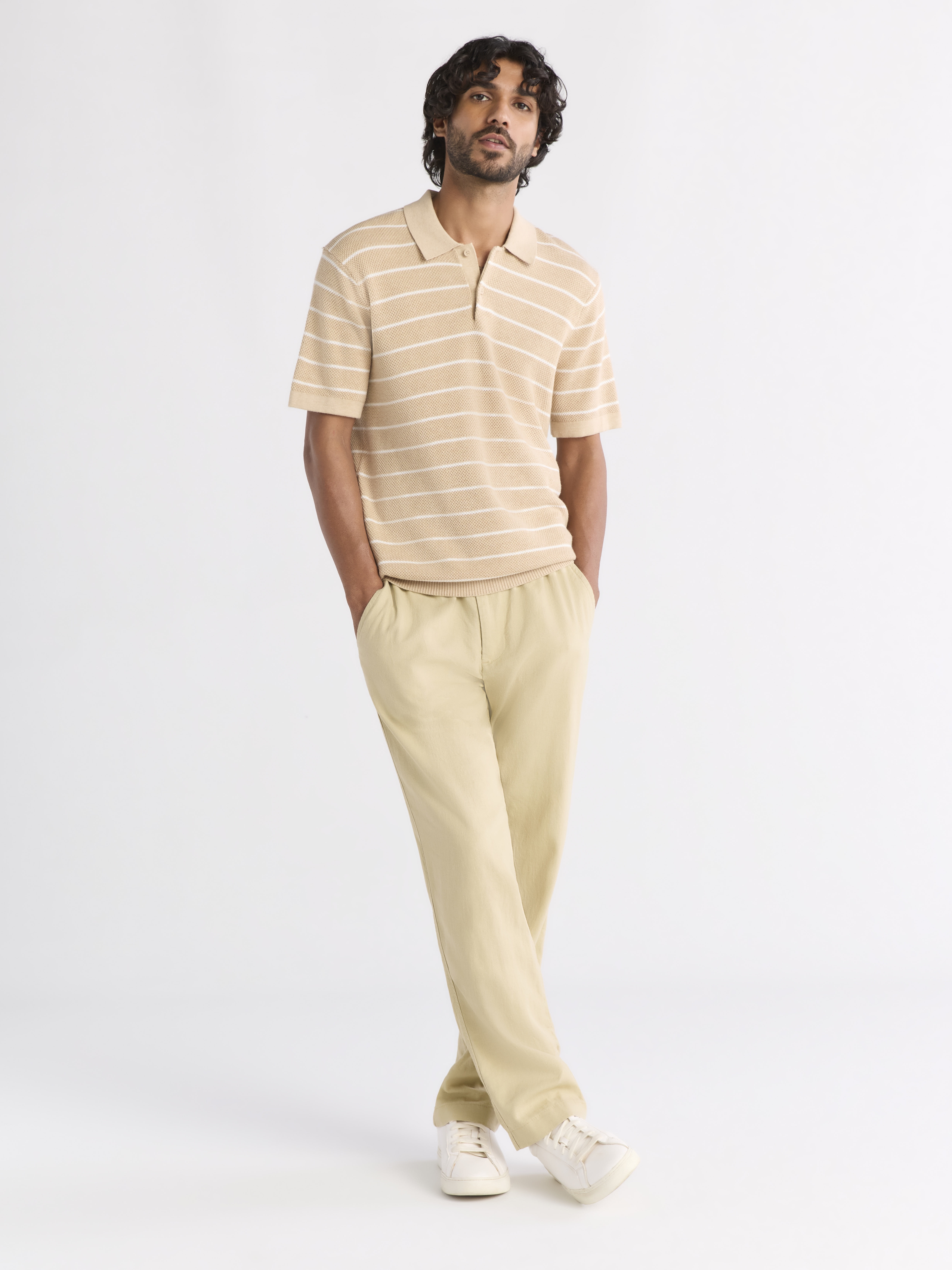 LINEN BLEND PULLON P
