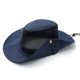 thumbnail image 3 of Karight Mesh Fishing Hat 12CM Wide Brim Sun Hat for Women Mens Packable Bucket hat- UPF 50 for Outdoor Gardening Safari Hats, 3 of 6