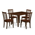 thumbnail image 2 of East West Furniture Dining Room Set Mahogany, NDML5-MAH-W, 2 of 5