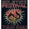 thumbnail image 2 of Girl's Lost Gods Solstice Festival Tour 1990  Graphic Tee Navy Blue X Large, 2 of 4