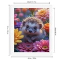thumbnail image 2 of Paint By Numbers Kit for Adults Beginner - Adorable Hedgehog Among Colorful Blooms DIY Canvas Painting Kits for Adults, Frameless Paint By Number for Adults for Home Wall Decor 16x20 Inch, 2 of 7