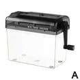 thumbnail image 5 of Mini Manual Shredder for Office Home Use Compact Hand Crank Paper Shredder Portable Desktop No Electricity Needed Black Blue Red, 5 of 10