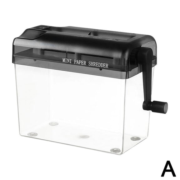 Mini Hand Shredder, Portable A6 Documents Paper Cutting Tool, Small Desktop Stationery, for Office School Home