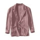 thumbnail image 3 of Blazer de moda para mujer, cárdigan con cuello de manga larga, abrigo informal, blazer, blusa, chaqueta para mujer, 3 of 3