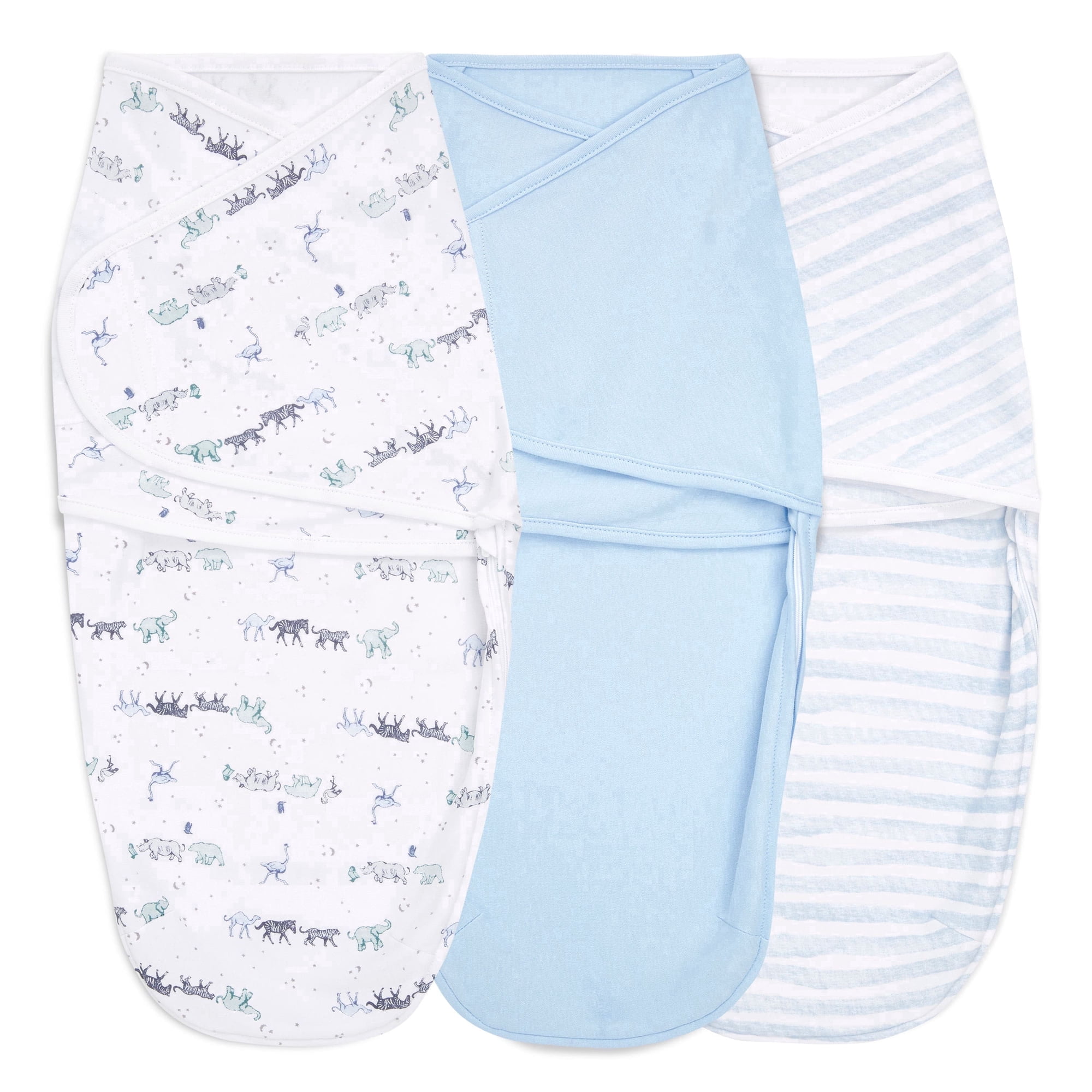 aden + anais essentials rising star easy swaddle wraps - 3pack