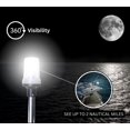 thumbnail image 2 of Fold-Down Boat Stern Light, 11" All Round Anchor Light for Pontoon and Fishing Boats,  Weatherproof Anchor Navigation Light,  360 Degree Visibility up to 2 NM, 2 of 9