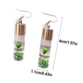 thumbnail image 4 of Qarigey 1 par de pendientes colgantes para mujer, joyería de aniversario de cumpleaños, verde Type3 NO3 Qarigey AP011367-05, 4 of 6