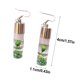 thumbnail image 5 of Pendientes de gota Sonducket para mujer colgante de flor Verde AP011367-05, 5 of 6