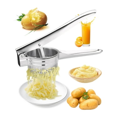 Fixdono Stainless Steel Potato Ricer, Heavy Duty Potato Masher Kitchen Tool for Commercial Home Use