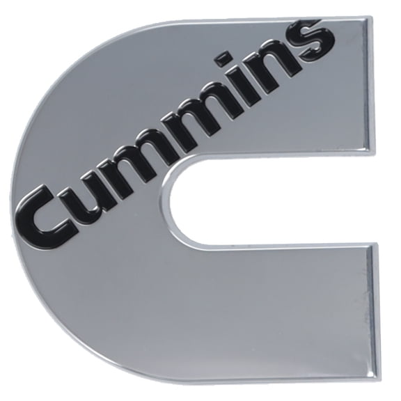 Cummins CMN1151 1.75 in. Logo Magnet - Magnetic 3D Decal Indoor Use - Silver