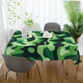 thumbnail image 3 of Yayeee Tablecloths 60" x 120" Rectangle Wrinkle Resistant Party Table Cover, Green Camouflage Pattern, 3 of 8