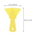 thumbnail image 2 of Minkissy 12pcs Plastic Drywall Corner Tool Yellow for Wipe Old Grout during Wall Repair, 2 of 8