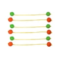 thumbnail image 4 of LOVIVER 6 Pieces Ladder Ball Toss Bolas Set Throwing Training for Backyard Yard Lawn orange and green, 4 of 8