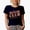 Navy Blue, variant on Book Club Babe, Reading Enthusiast Women Merch Gift, Black T-Shirt, Small