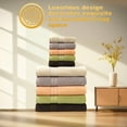 thumbnail image 4 of Twfbrm 6 Pack Premium Hand Towels - Cotton Turkish Hand Towels Highly Absorbent & Quick Dry Face Towels, 400GSM Ultra Soft Microfiber Bath Towels for Beach Gym Shower Hotel and Spa, 13.3"x29", 4 of 9