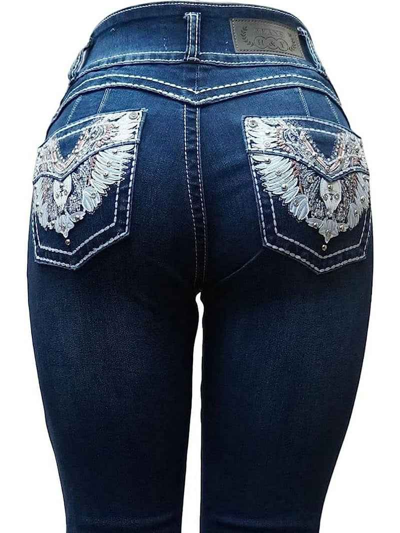 パンツ andmary Heart hip flare denim ANDMARY】Heart hip flare denim