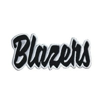 Blazers - Black/White - Team Mascot - Words/Names - Iron on Applique/Embroidered Patch