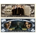 thumbnail image 1 of Anime Source Supernatural Television Series Dean Sam Winchester Commemorative Novelty Million Bill With Semi Rigid Protector, 1 of 1