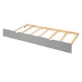 thumbnail image 6 of MODERNLUXE Full Size Daybed with Twin Trundle, Solid Wood Day Bed for Living Room, Bedroom,Gray, 6 of 8