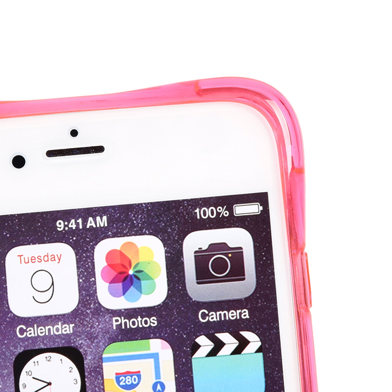 Translucent Crystal Slim Flexible Dotted TPU Skin Case for iPhone 6 iPhone 6s