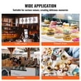 thumbnail image 6 of VEVOR Electric Donut Maker, 1550W Commercial Doughnut Machine with Non-stick Surface, 12 Hole Double-Sided Heating Waffle Machine Makes 12 Doughnuts, Temperature 122-572℉, for Restaurant & Home Use, 6 of 9