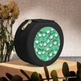 thumbnail image 6 of Yiaed Sheep Zzz Print Travel Jewelry Case Bridesmaid Gift Boxes Jewelry Travel Organizer Small Round Jewelry Box Mini Storage-Black, 6 of 7