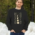 thumbnail image 4 of Moon Child Sweatshirt Astrology Lunar Cycle Phases Astronomy Mystical Spiritual Zodiac Sign June July Luna Crewneck, 4 of 7