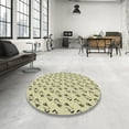 thumbnail image 3 of Ahgly Company Indoor Rectangle Patterned Dark Green Novelty Area Rugs, 6' x 9', 3 of 6