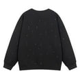 thumbnail image 4 of pstuiky camisas de manga larga para hombre, Blusa/camiseta informal y moderna de color liso con cuello redondo y lazo en los hombros para hombre top de hombre m, 4 of 4