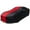 Black/Red, variant on SR1 Performance 2015-2020 Ford Mustang Ultraguard Sport Series Stretch Satin Indoor Car Cover Black/Gray