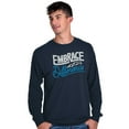 thumbnail image 5 of Embrace Differences Autism Awareness Long Sleeve TShirt Men Women Brisco Brands S, 5 of 6