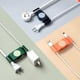 thumbnail image 4 of Bewildely Paquete de 4 organizadores de cables de pared autoadhesivos para auriculares, soporte para cables de teclado, enrollador de cables de Electrodomésticos Verde Bewildely HA062807-01, 4 of 6