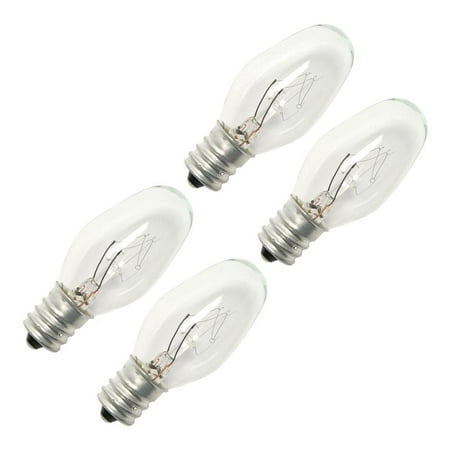 Sylvania 13545 - 7C7/BL/4PK 120V Night Light Bulb