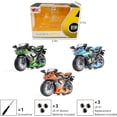 thumbnail image 2 of Toy Motorcycle - Pull Back Toy Car with Sound and Light Toy,Toy Motorcycles for Boys,Toys for 3-9 Year Old Boys, 2 of 6