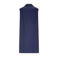 thumbnail image 5 of Women's Casual V-Neck Short Sleeve Tunic Dress with Pockets, Solid Color Summer Tank Dress for Daily Wear and Outings, 5 of 7