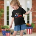 thumbnail image 4 of MKOSPLRT 3-10 Years American Flag T Shirt for Kids Short Sleeve 4th of July Graphic Tees Crew Neck Independence Day Tops Loose Fit Tees, 4 of 8