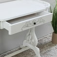 thumbnail image 2 of International Caravan Windsor Carved Writing Desk in Antique White, 2 of 2