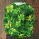 thumbnail image 2 of Camiseta de Día de San Patricio Hombres de Manga Larga Impresa Tops Casuales para Fiesta Festival Vacaciones Viajes Calle Uso Diario Camisetas de Hombre Casual Estiloso Verano, 2 of 6