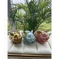thumbnail image 6 of Y.Byani Piggy Bank Coin Bank Pig Statue Gifts Polyresin Home Decor Arts 8.3 inch (Gold), 6 of 9