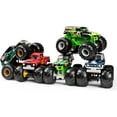 thumbnail image 2 of Monster Jam Grave Digger Monster Truck 5pc Value Pack: 1:64 Scale Retro Die-Cast Gift Set with Iconic Models (1982-2005) Chrome Rims and BKT Tires - Great Gift for Kids & Fans!, 2 of 5