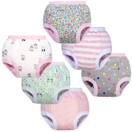 

BIG ELEPHANT Baby Girls Padded Potty Training Pants Underwear 5T
