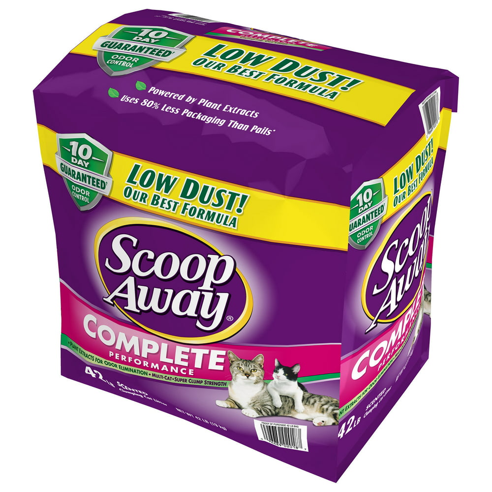 Scoop Away Complete Performance Cat Litter Low Dust Formula 42 lb. Bag